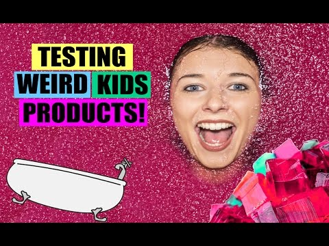 TESTING WEIRD KIDS PRODUCTS- Do They Actually Work? FT GELLI BATH!