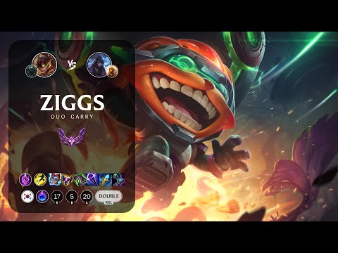 Ziggs Bot vs Aphelios - KR Master Patch 12.21