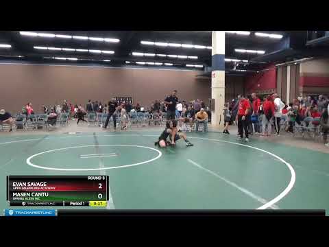 76 Lbs Round 3 - Evan Savage, Apex Grappling Academy Vs Masen Cantu, Spring Klein WC 3a8e