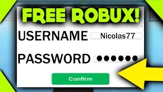 nicolas77 roblox password