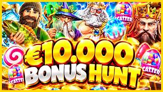 €10,000 SLOT BONUS HUNT Opening – Chasing HUGE WINS! 💰
