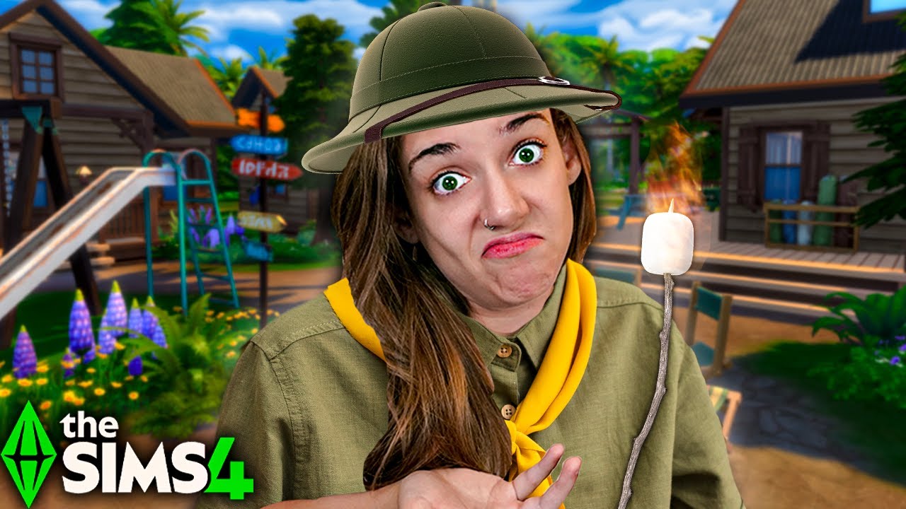 eu vou pra um ACAMPAMENTO DE FÉRIAS! - The Sims 4 | Very Veggie #21