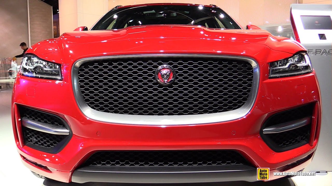 2016 Jaguar F-Pace 2.0d AWD - Exterior, Interior Walkaround - Debut at 2015 Frankfurt Motor Show