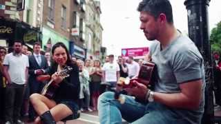 Rodrigo y Gabriela Busking - Grafton St. Dublin - June 2014  //  The Soundmaker