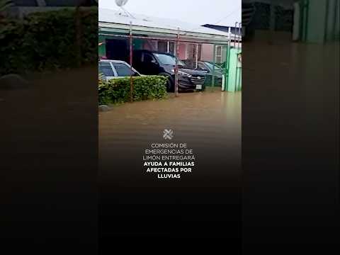 Comisión de Emergencias de Limón entregará ayuda a familias afectadas por lluvias | #Sucesos