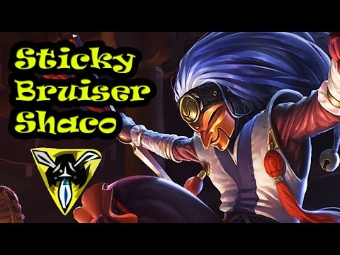 Jungle Shaco Sticky Bruiser Build S7 |  Trinity Force & Bloodrazor