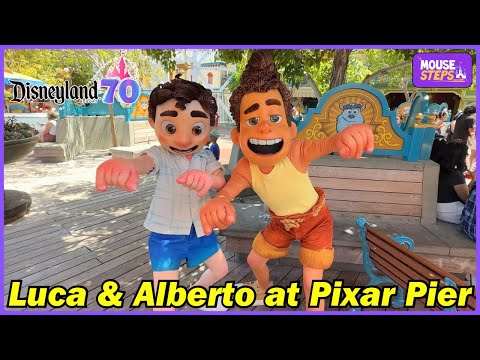 We Meet Luca and Alberto from Pixar's 'Luca' at Disney California Adventure - Disneyland Resort 2025
