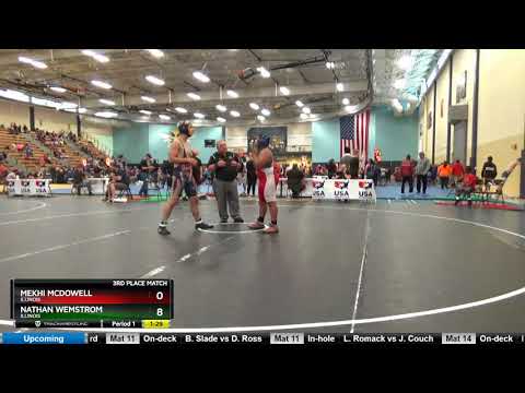 Schoolboy 187 Mekhi McDowell Illinois Vs Nathan Wemstrom Illinois