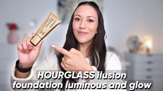 Nueva Hourglass foundation Ilusion Luminous and Glow 🤩| Vale la pena esta base de lujo?
