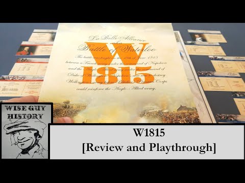 W1815 - The Battle of Waterloo in 10-20 minutes! [Review and Playthrough]