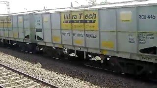 INDIAN RAILWAY CONTAINER CARRYING ULTRATECH CEMENT