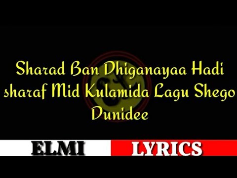 HEES QAARAAMI //SHAMSOY ADI DARADAA//CABDULLAHI XALWEYSTE OFFICIAL LYRICS