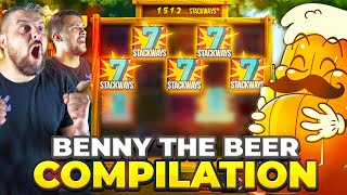 🤑 Top 5 JACKPOTS on 'Benny the Beer' Slot! 🍺 We're Pouring Wins Over Here