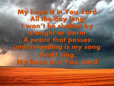 My Hope is in You-Aaron Shust