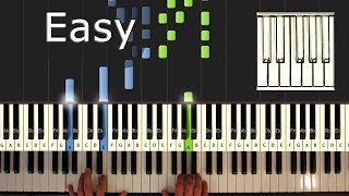 Stand by Me - Piano Tutorial Easy - Chords and Bass - How To Play Stand By Me (synthesia)
