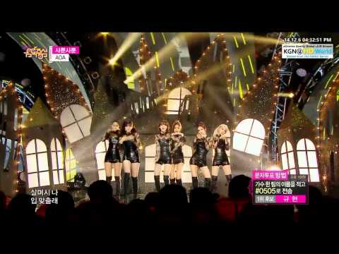 [Stream 1080p] 141206 AOA - Like a Cat @ Music Core