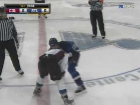Cody McLeod vs Brad Winchester Jan 15, 2009