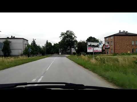 Niedzieliska - przejazd od strony Szczurowej.