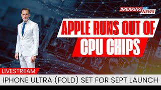 iPhone Ultra Dummy Mock Units Set for Sept Launch. Apple Runs Out of CPUs. Samsung Record Profits 📱