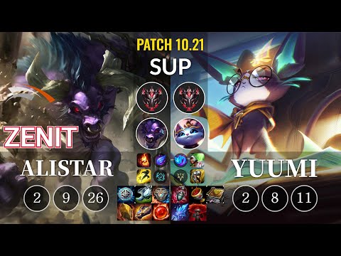 HLE Zenit Alistar vs Yuumi Sup - KR Patch 10.21