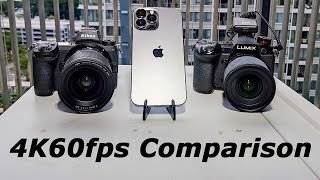 iPhone 13 Pro Max's 4K60fps video? - Nikon Z6II & Panasonic G9 (you have to look closely)