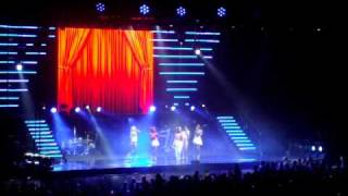 The Saturdays singing Puppet live at the CIA