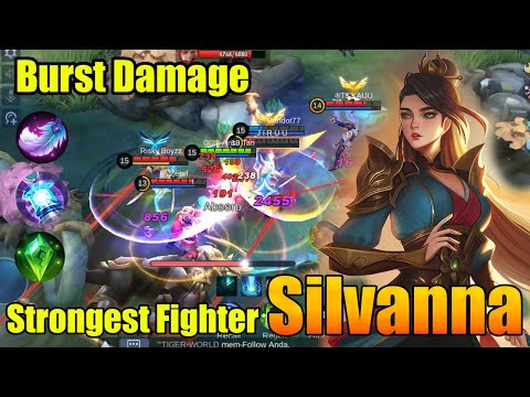 Silvanna Burst Damage Best Build - Siksa Musuh Sampai kena Mental - Silvanna Gameplay MLBB