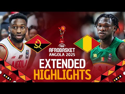 Angola 🇦🇴 vs Mali 🇲🇱 | Extended Highlights | #AfroBasket 2025