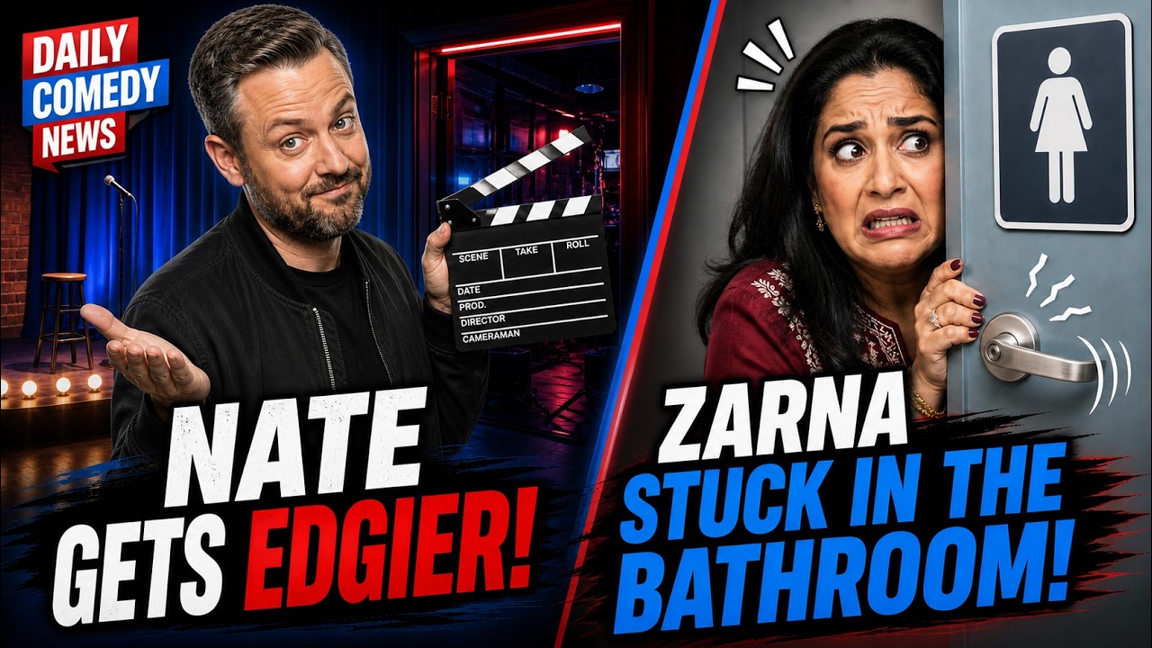 Nate Bargatze gets edgier! Zarna Garg stuck in bathroom!