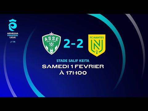 J14 : Saint-Etienne – Nantes (2-2), le résumé
