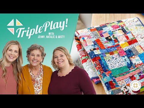 Triple Play: 3 New Crumb Piecing Quilts with Jenny Doan of Missouri Star (Video Tutorial)