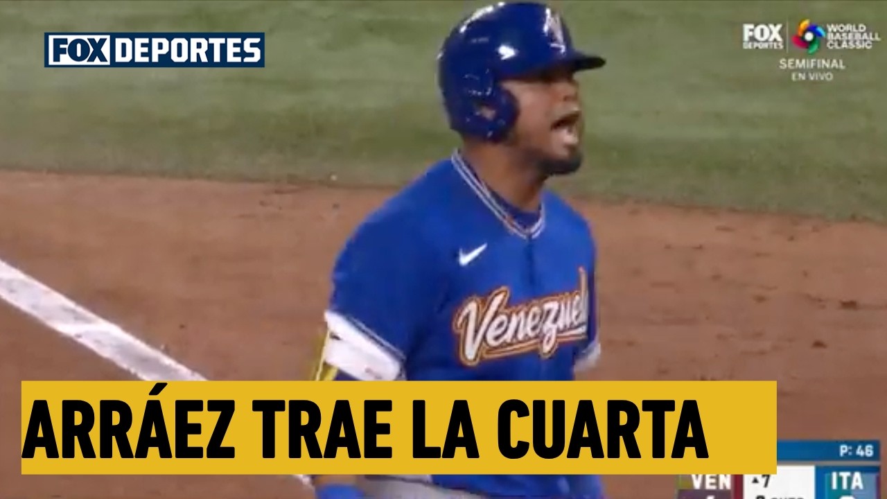 🇻🇪🙌 HIT REMOLCADOR Luis Arráez | Venezuela 4-2 Italia | WBC 2026