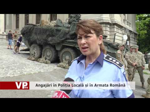 Angajări în Poliția Locală și în Armata Română