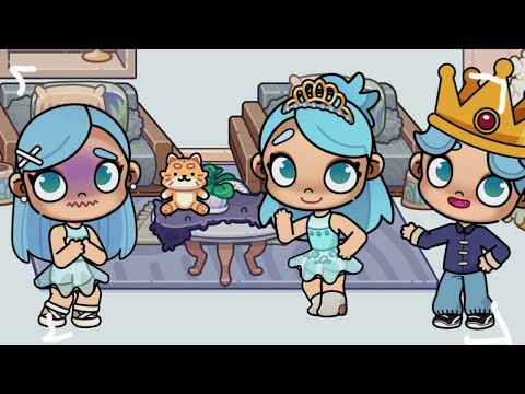 ⛄️The LITTLE SNOW PRINCESS🧊❄️ (Part 2)*voice*#avatarworld🌍 #movie#happy #hobby