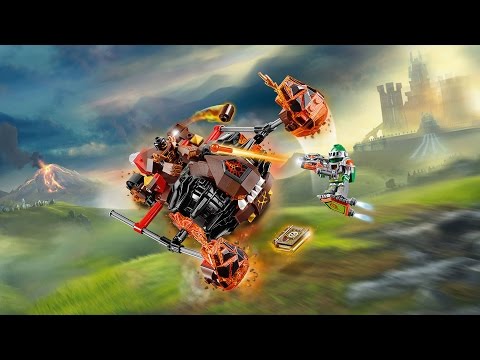 Vidéo LEGO Nexo Knights 70313 : L'écrase-lave de Moltor