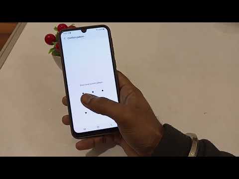 how to set pin password in samsung galaxy F22