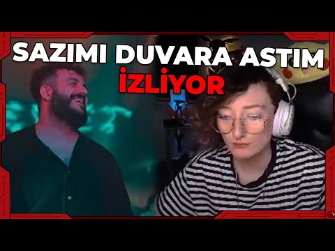 CEREN / Velet - Sazımı Duvara Astım İZLİYOR ve YORUMLUYOR