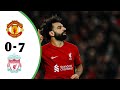 Liverpool vs Manchester United 7 - 0 Highlights   All Goals 2023 English Commentary