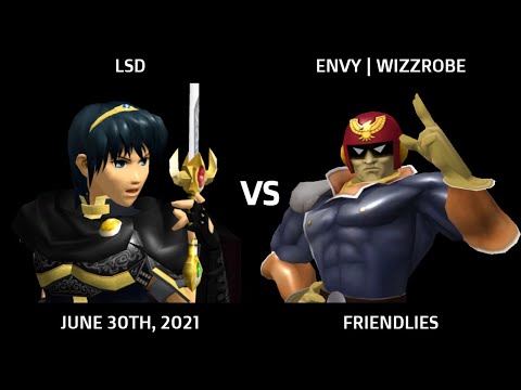 LSD (Marth) vs. Envy | Wizzrobe (C. Falcon) - SSBM Friendlies (6/30/2021)