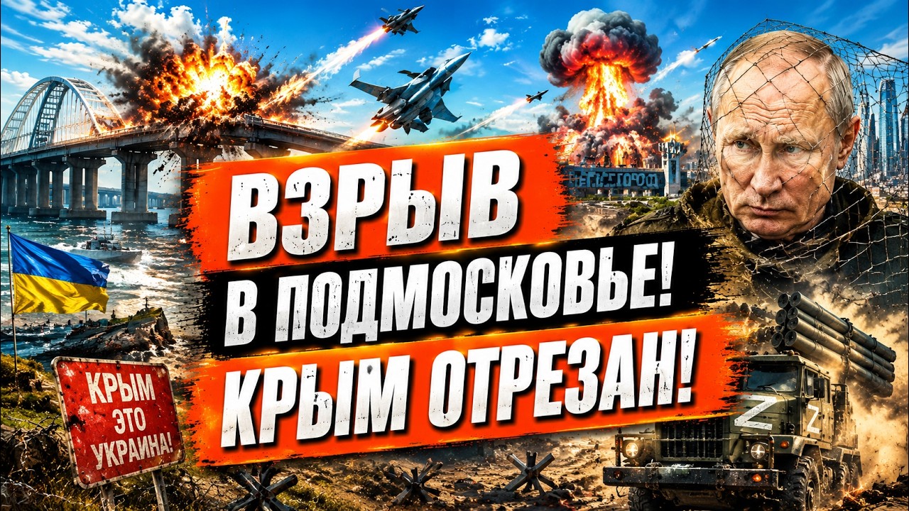 КРЫМ ЗАГОНЯЮТ В ЛОВУШКУ! 🔥 Чонгарский мост РАЗНЕСЕН! ЛИКВИДАЦИЯ в БАЛАШИХЕ @