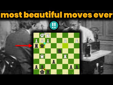 The best move in chess history || Frank Marshall vs. Steven Levitsky 1912 || Gold coins game