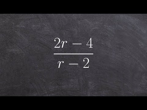 Simplifying A Rational Expression By Factoring Out The Numerator