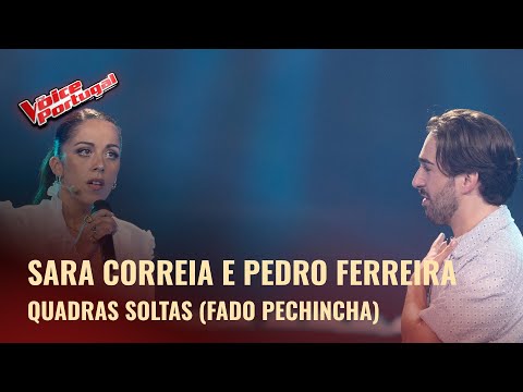 Sara Correia e Pedro Ferreira - "Quadras Soltas (Fado Pechincha)" | Prova Cega | The Voice Portugal