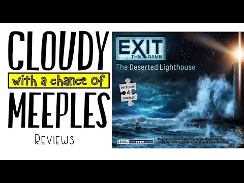 Exit: The Game - The Deserted Lighthouse Review - Cloudy with a Chance of Meeples