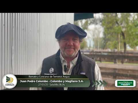 27-03-25 - Juan Pedro Colombo - Colombo y Magliano S.A. -Remate y Concurso de Terneros Angus