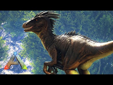 Taming an Utahraptor and encountering a Therizinosaur - ARK - PVP - #06
