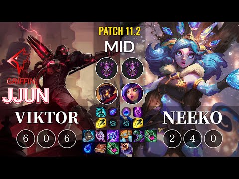 GRF jjun Viktor vs Neeko Mid - KR Patch 11.2