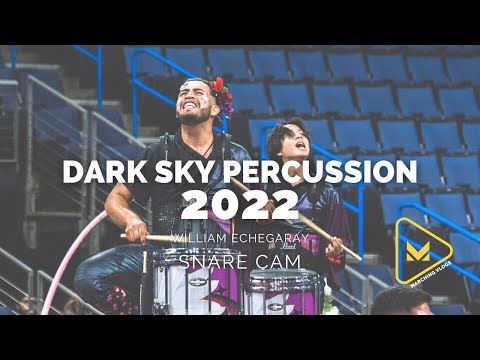 Dark Sky Percussion 2022 Snare Cam - WGI Finals Week - William Echegaray