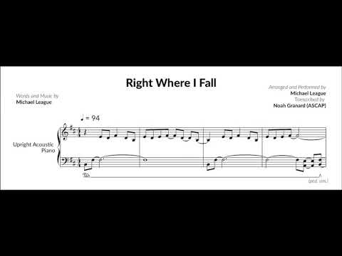 Michael League - Right Where I Fall (Transcription)