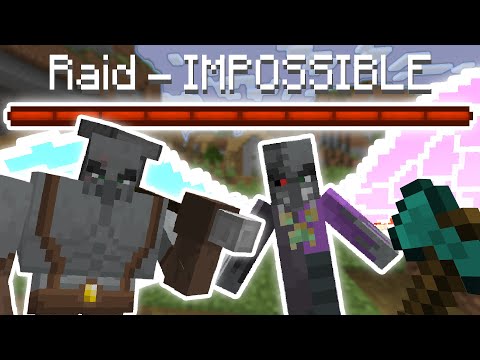 I made Minecraft Raids IMPOSSIBLE...